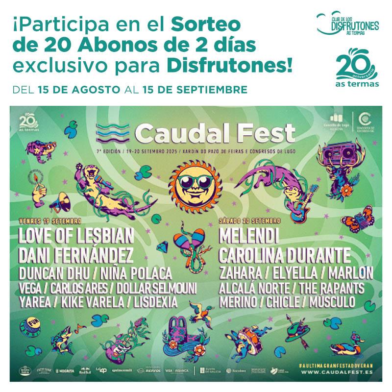 Sorteo 20 Entradas Caudal Fest