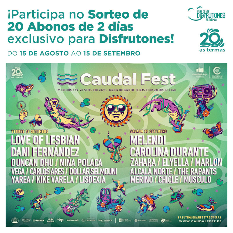 Sorteo 20 Entradas Caudal Fest